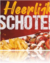 Shoarma met ananas en kaas