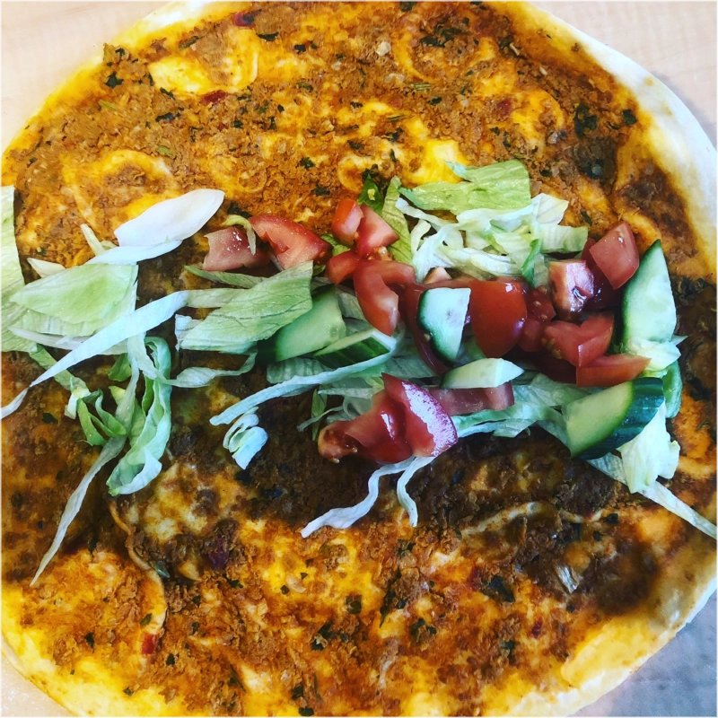 Lahmacun (Turkse pizza)